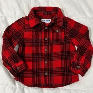 Buffalo Check Sherpa Shirt size 2T